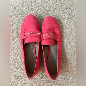 Ann Taylor Loft pink loafers size 7.5
